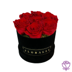 Mini Black Round Velvet Box